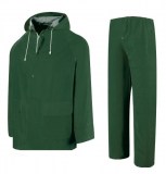 Fato chuva pvc verde